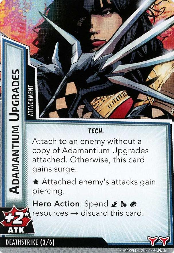 Adamantium Upgrades