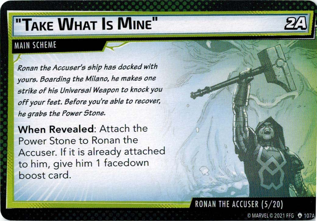 "Take What Is Mine"