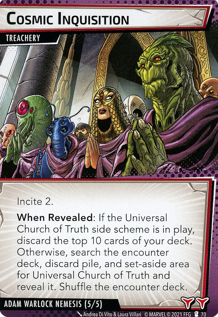 Cosmic Inquisition