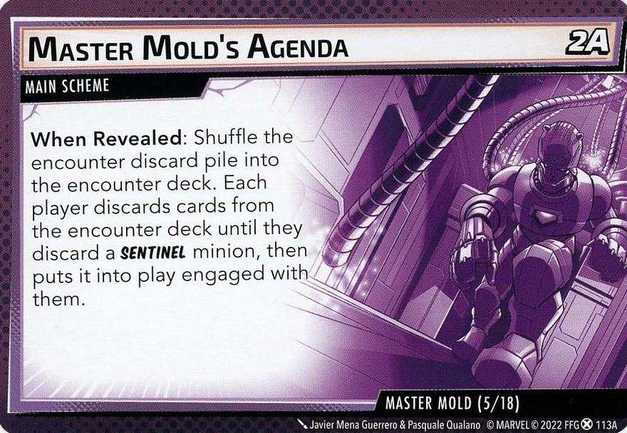 Master Mold's Agenda