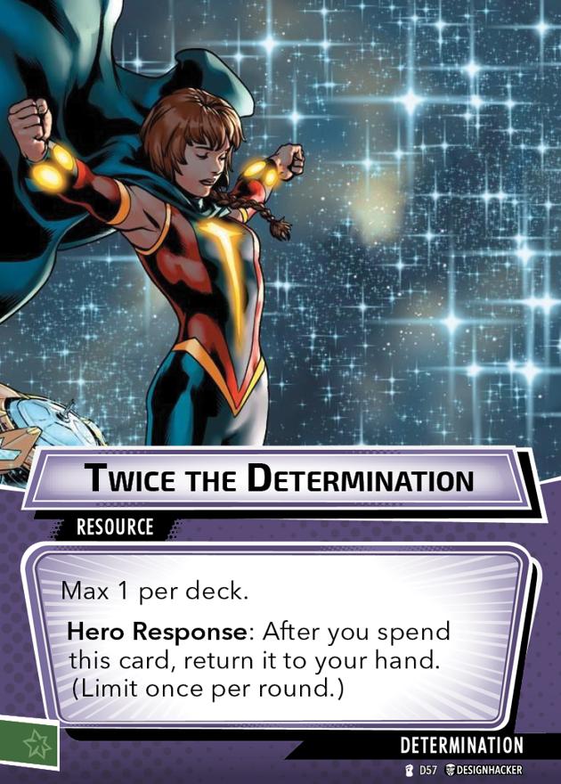 Twice the Determination