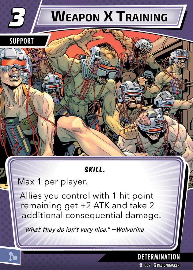 Weapon X Training