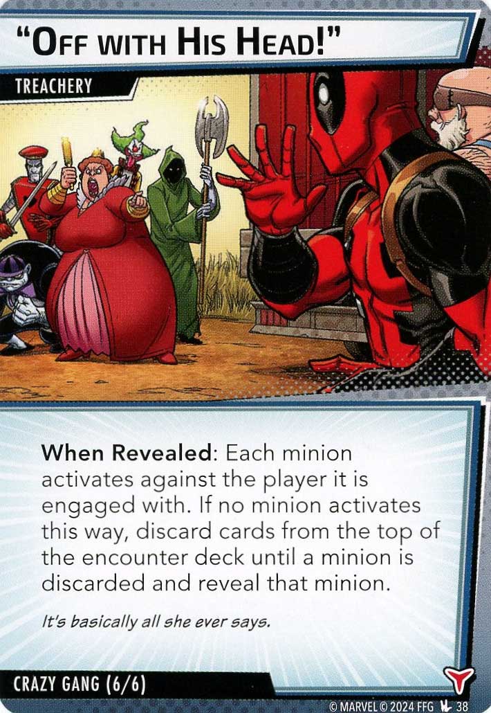 "Off with His Head!"